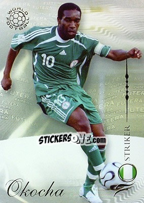 Sticker Okocha Jay-Jay - World Football 2007 - Futera