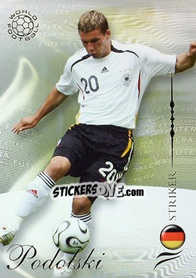 Sticker Podolski Lukas - World Football 2007 n. 172 - Futera
