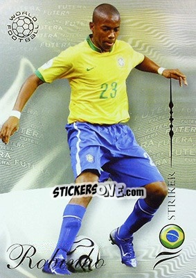 Sticker Robinho - World Football 2007 n. 174 - Futera