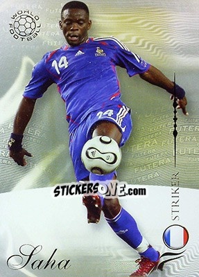 Sticker Saha Louis - World Football 2007 - Futera