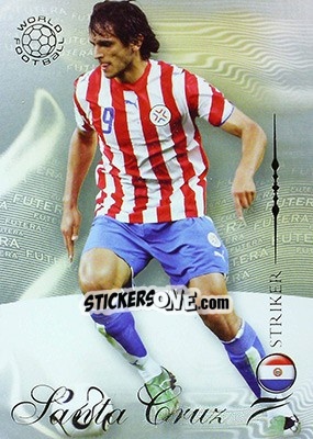 Sticker Santa Cruz Roque - World Football 2007 - Futera