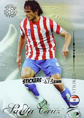 Sticker Santa Cruz Roque - World Football 2007 n. 179 - Futera