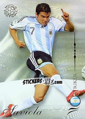 Sticker Saviola Javier - World Football 2007 n. 180 - Futera