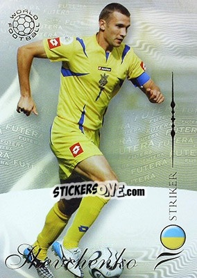Sticker Shevchenko Andriy - World Football 2007 n. 182 - Futera