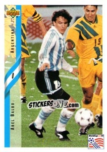 Sticker Abel Balbo - World Cup USA 1994 n. 196 - Upper Deck