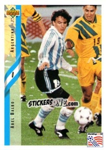 Figurina Abel Balbo - World Cup USA 1994 - Upper Deck