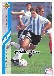 Sticker Leo Rodriguez - World Cup USA 1994 - Upper Deck