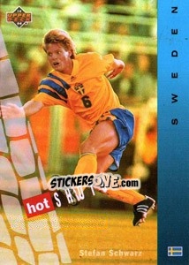 Sticker Stefan Schwarz - World Cup USA 1994 - Upper Deck