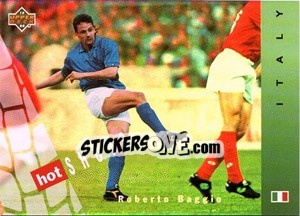 Sticker Roberto Baggio - World Cup USA 1994 n. HS8 - Upper Deck