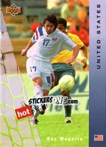 Sticker Roy Wegerle - World Cup USA 1994 - Upper Deck