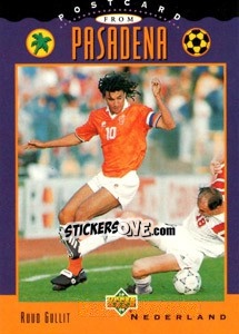 Sticker Ruud Gullit - World Cup USA 1994 - Upper Deck