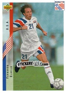 Sticker Fernando Clavijo - World Cup USA 1994 - Upper Deck