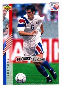 Sticker John Harkes - World Cup USA 1994 - Upper Deck