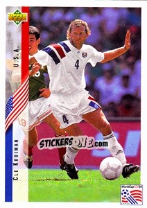 Sticker Cle Kooiman - World Cup USA 1994 - Upper Deck