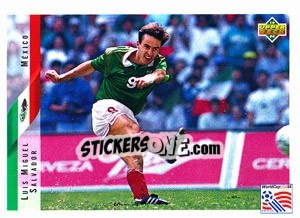 Sticker Luis Miguel Salvador - World Cup USA 1994 - Upper Deck