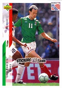 Sticker Luis Roberto Alves - World Cup USA 1994 - Upper Deck