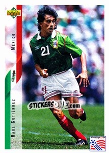 Sticker Raul Gutierrez - World Cup USA 1994 - Upper Deck