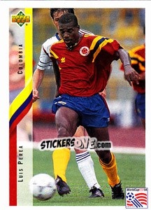 Sticker Luis Perea - World Cup USA 1994 n. 40 - Upper Deck