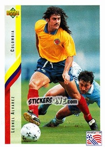 Sticker Leonel Alvarez - World Cup USA 1994 n. 46 - Upper Deck