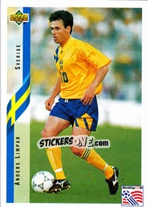 Sticker Anders Limpar - World Cup USA 1994 n. 69 - Upper Deck