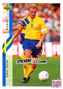 Sticker Jonas Thern - World Cup USA 1994 - Upper Deck