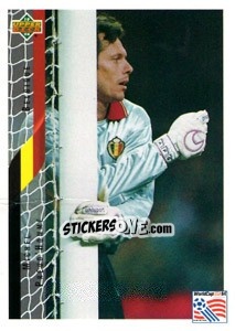 Sticker Michel Preud`Homme - World Cup USA 1994 - Upper Deck