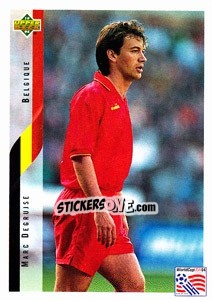 Sticker Mark Degryse - World Cup USA 1994 - Upper Deck