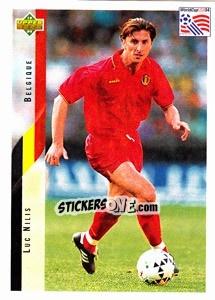 Sticker Luc Nilis - World Cup USA 1994 - Upper Deck