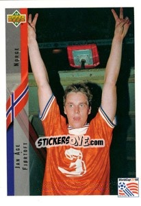 Sticker Jan Age Fjortoft - World Cup USA 1994 - Upper Deck