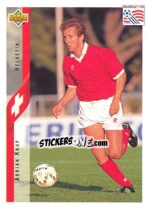 Cromo Adrian Knup - World Cup USA 1994 - Upper Deck