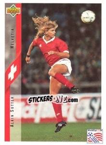 Cromo Alain Sutter - World Cup USA 1994 n. 105 - Upper Deck