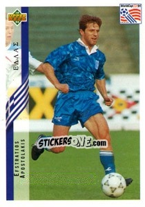 Figurina Efstrasios Apostolakis - World Cup USA 1994 - Upper Deck