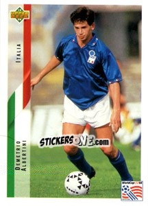 Cromo Demetrio Albertini - World Cup USA 1994 - Upper Deck