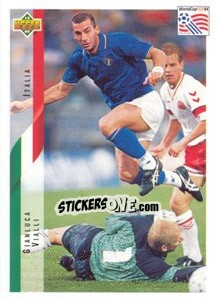Sticker Gianluca Vialli - World Cup USA 1994 - Upper Deck
