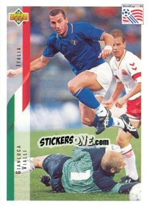 Sticker Gianluca Vialli - World Cup USA 1994 n. 129 - Upper Deck