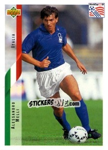 Sticker Alessandro Melli - World Cup USA 1994 - Upper Deck