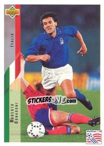Sticker Roberto Donadoni - World Cup USA 1994 - Upper Deck