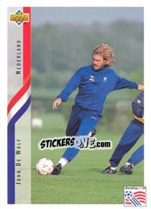 Sticker John De Wolf - World Cup USA 1994 - Upper Deck
