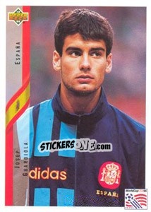 Sticker Josep Guardiola - World Cup USA 1994 n. 155 - Upper Deck