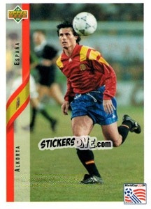 Sticker Alkorta - World Cup USA 1994 - Upper Deck