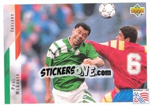 Sticker Paul McGrath - World Cup USA 1994 - Upper Deck