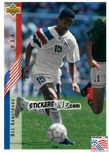 Sticker Des Armstrong - World Cup USA 1994 - Upper Deck