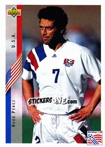 Figurina Hugo Perez - World Cup USA 1994 n. 10 - Upper Deck
