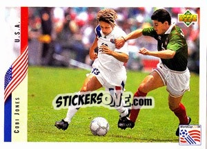 Sticker Cobi Jones - World Cup USA 1994 - Upper Deck
