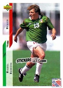 Sticker Miguel Herrera - World Cup USA 1994 - Upper Deck