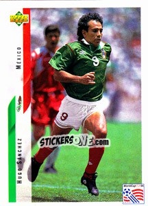 Cromo Hugo Sanchez - World Cup USA 1994 - Upper Deck