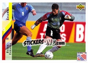 Cromo Oscar Cordoba - World Cup USA 1994 n. 34 - Upper Deck