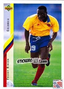 Sticker Freddy Rincon - World Cup USA 1994 - Upper Deck