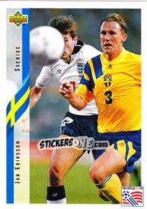 Sticker Jan Eriksson - World Cup USA 1994 - Upper Deck