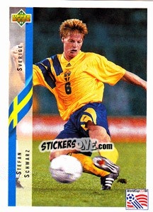 Sticker Stefan Schwarz - World Cup USA 1994 - Upper Deck